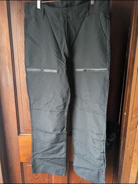 Womens Black Performance Utility Pants Medium